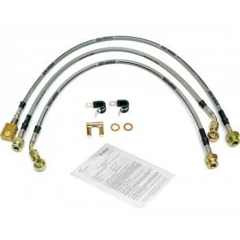 Kit de flexibles de frein acier inox Jeep Wrangler TJ 1996-2006