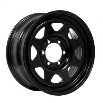 Jante acier DOTZ DAKAR noire 8X18 ET24 Toyota/Mitsubishi/Nissan
