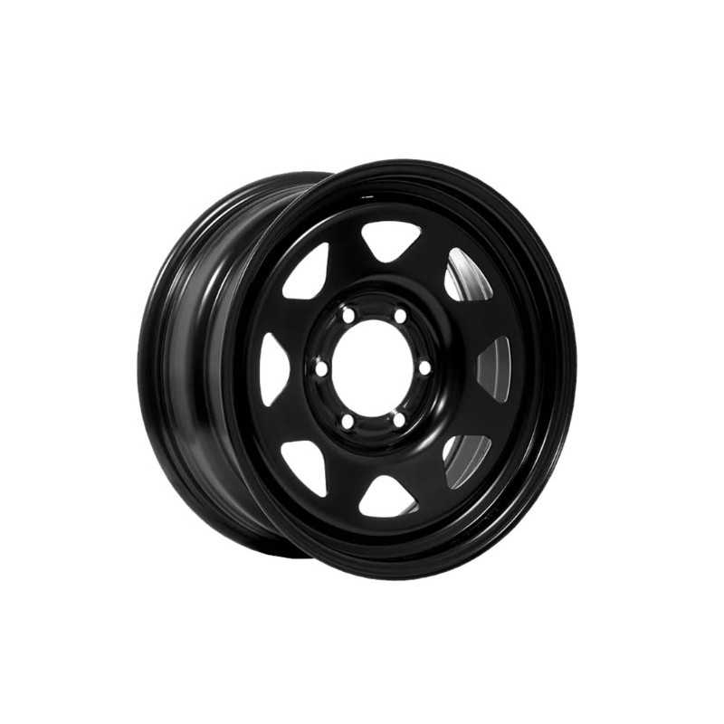 Jante acier DOTZ DAKAR noire 8X18 ET24 Toyota/Mitsubishi/Nissan