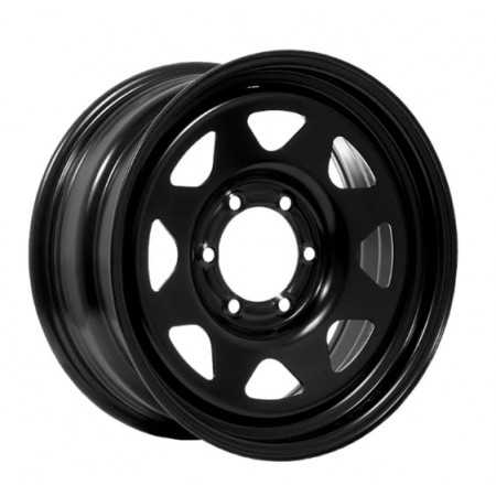 Jante acier DOTZ DAKAR noire 8X18 ET24 Toyota/Mitsubishi/Nissan