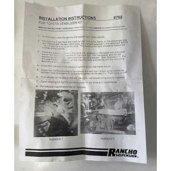 Support d'amortisseur de direction RANCHO Toyota Runner