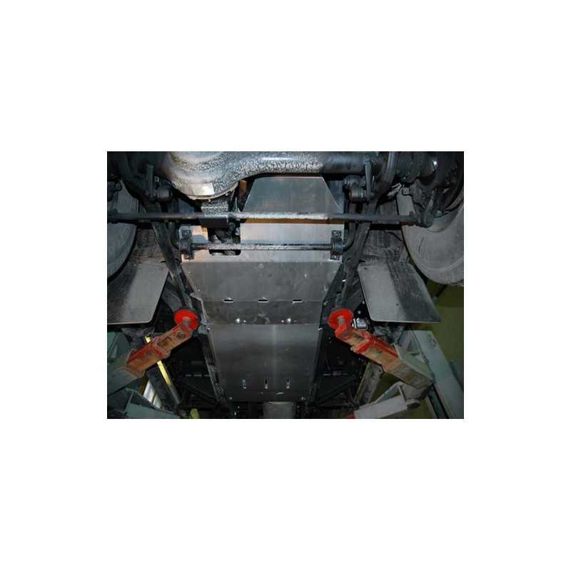 Blindage moteur aluminium 5 mm Land Rover 90/110 2004-