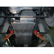 Blindage moteur aluminium 5 mm Land Rover 90/110 2004-