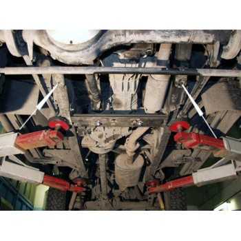 Blindage moteur aluminium 5 mm Land Rover 90/110 2004-