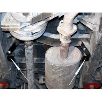 Blindage moteur aluminium 5 mm Land Rover 90/110 2004-