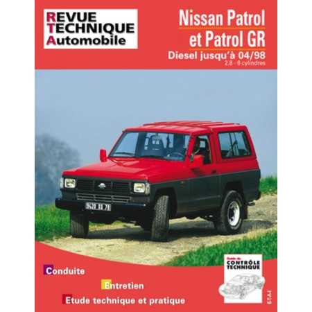 Revue technique Nissan Patrol et patrol GR de 1989-1998