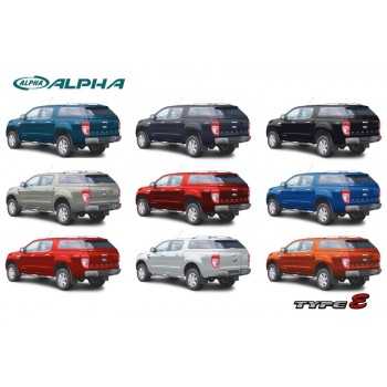 Hardtop ALPHA TYPE- Ford Ranger double cabine 2012-2022