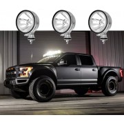 Phare baja rond chrome diam.160 mm