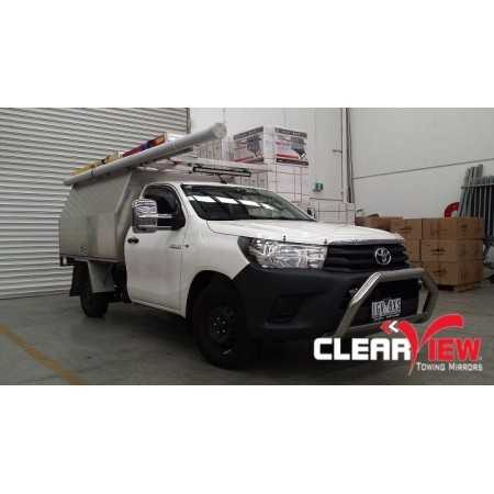 Rétroviseurs de remorquage d'origine Clearview Toyota Hi-Lux 2015-