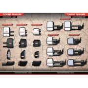 Rétroviseurs extensible chromé Clearview Toyota