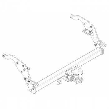 Attelage carré 2'' ROCKALU homologué