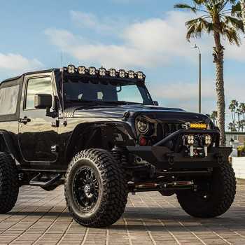 Rampe de 8 phares LED de 50" Baja Designs Jeep Wrangler JK