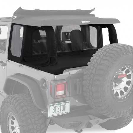 Bestop® Black Twill Jeep Wrangler JL 2018-