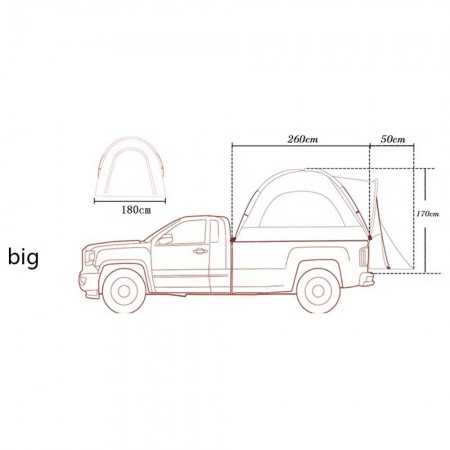 Tente pick up Rightline Gear version 2 portes TOYOTA