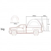 Tente pick up Rightline Gear version 2 portes TOYOTA