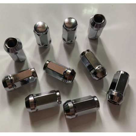 kit écrou de roue chromé 12X1,50 pour clé de 19 mm TOYOTA - MITSUBISHI