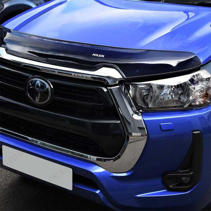 Deflecteur de capot teinté a/logo