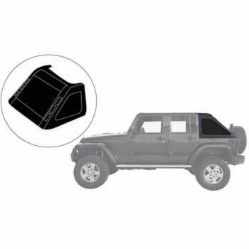 Capotage arrière Fastback Suntop Jeep Wrangler 4 portes noires