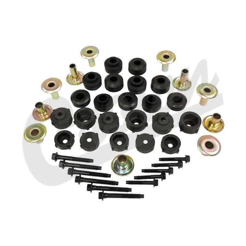 Kit silendbloc de caisse Jeep Wrangler TJ 1997-2006