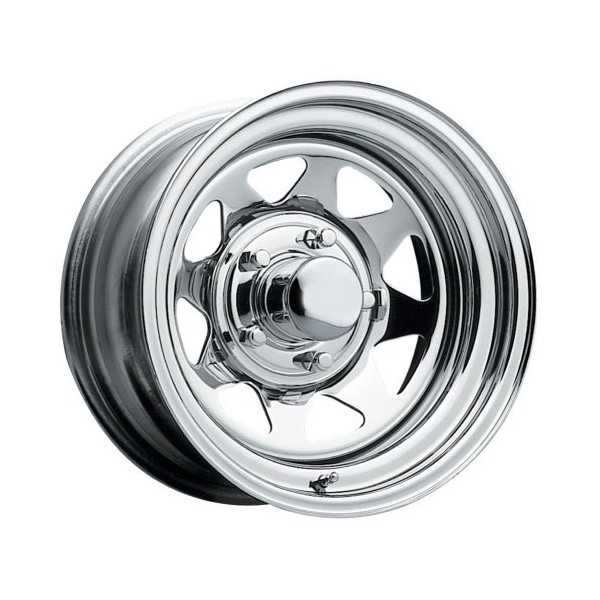  Jante acier 8 branches chromées 7x15 Toyota-Nissan-Mitsubishi