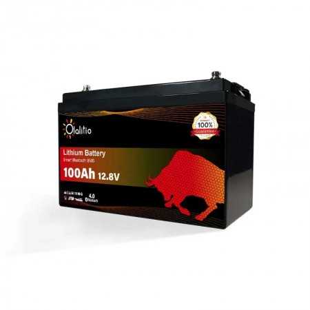 Batterie Lithium 12.8V 100Ah LiFePO4 Smart BMS