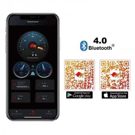 Batterie Lithium 12.8V 100Ah LiFePO4 Smart BMS Avec Bluetooth