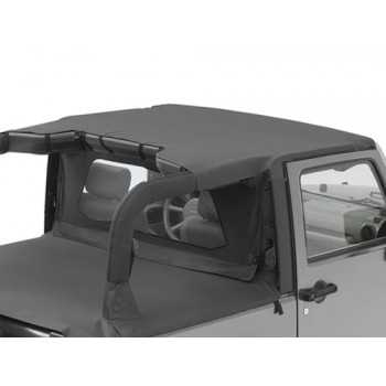 Tonneau cover Bestop® noir Jeep Wrangler JK 2 portes 2007-2018