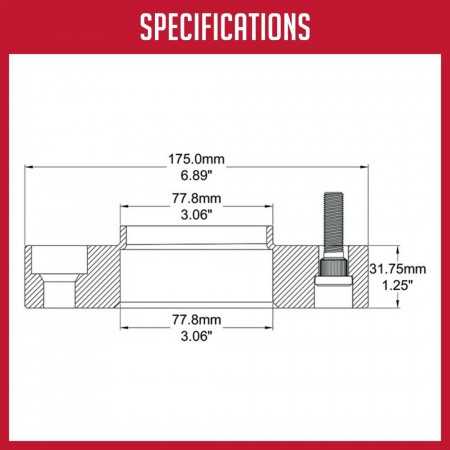 Elargisseur de voie aluminium 32 mm Nissan 2005-2024