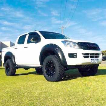 Elargisseurs d'ailes Isuzu D-max - 85mm large