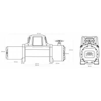 Treuil Dragon DWM 12000 HD 5T4 12V