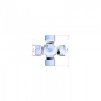 croisillon Avant d'arbre de transmission Nissan Pathfinder 2.5 Di et Navara D40 27x 74.6 mm