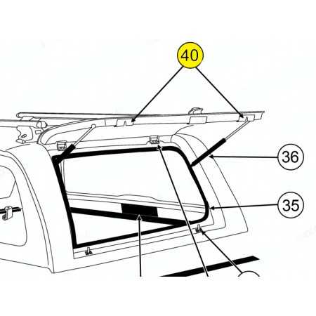 Kit loquet de verrouillage hard top alpha cmx porte laterale