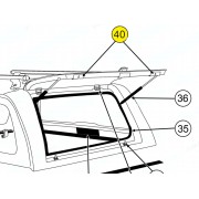 Kit loquet de verrouillage hard top alpha cmx porte laterale