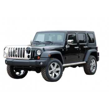 Calandre inox Jeep Wrangler JK 07/2007-