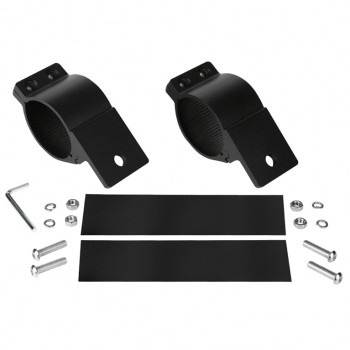 Collier de fixation longue portee noir diam.60/65 mm (2)