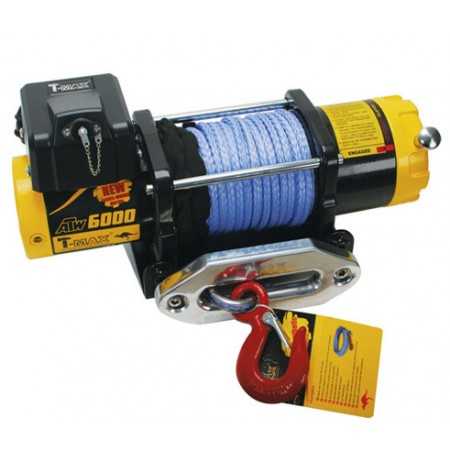 Treuil T- MAX atw 6000 (2720KG) 12V pro séries (corde synth.)
