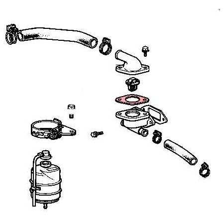 Joint de pipe de thermostat pour Toyota BJ-HJ4 (04/72 - 07/80) - ORIGINE CONSTRUCTEUR