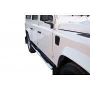 Marche pieds inox ovale LAND ROVER DEFENDER 90 LAND ROVER