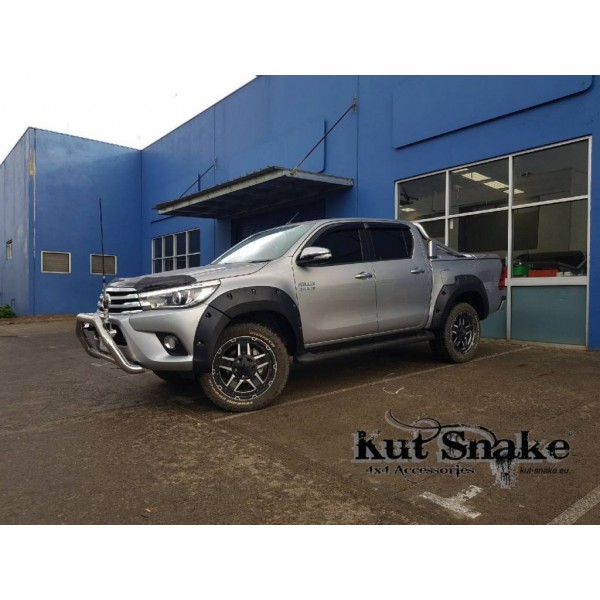 Élargisseurs d'ailes - Toyota Hilux (Revo) 75 mm, compatibles avec les carrosseries larges et étroites 2015-2018