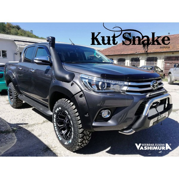 Élargisseurs d'ailes - Toyota Hi-Lux ROCCO 75 mm compatibles avec les carrosseries larges et étroites 2018-2021
