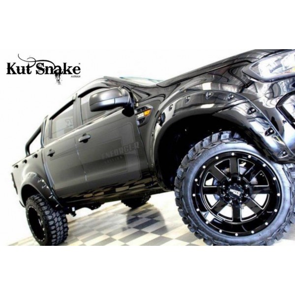 Élargisseurs d'ailes Ford Ranger PX1 et PX2 - 55 mm - Finition lisse 2015-2019