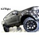 Élargisseurs d'ailes Ford Ranger PX1 et PX2 - 55 mm - Finition lisse 2015-2019