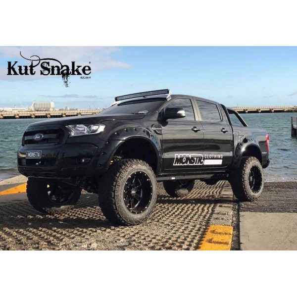 Élargisseurs d'ailes Ford Ranger PX1 et PX2 - 55 mm - Finition lisse 2015-2019