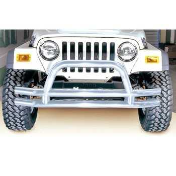 Pare choc avant inox Jeep Wrangler YJ/TJ 1976-2006