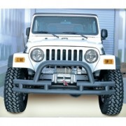 Pare choc avant noir mat Jeep CJ et Wrangler YJ-TJ 1976-2006
