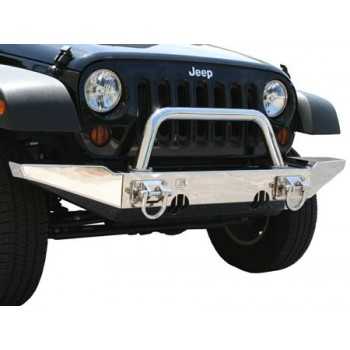 Pare choc avant central inox XHD Jeep Wrangler JK 2007-2018