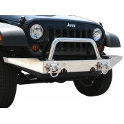 Pare choc avant central inox XHD Jeep Wrangler JK 2007-2018