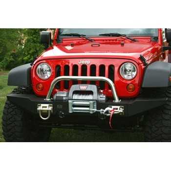 Tube central inox diam. 60 mm Jeep Wrangler JK 07-18, TJ 97-06, YJ 87-95, CJ 76-86
