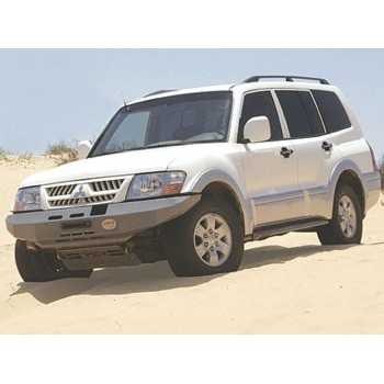 Pare choc ASFIR avec support de treuil MITSUBISHI PAJERO DID 2001- ...