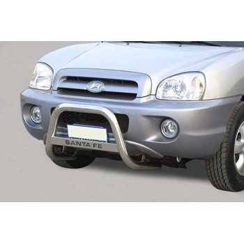 Medium bar inox 63 mm avec la marque Hyundai Santa Fe 2000-2006